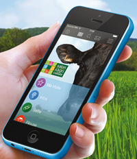 Application mobile du salon de l'agriculture par Goomeo