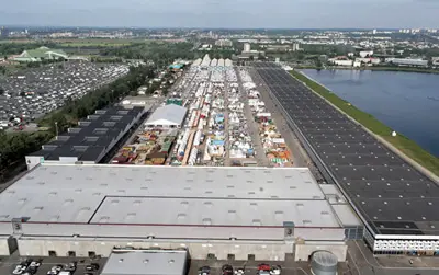 Vue aérienne du Parc des Expositions de Bordeaux