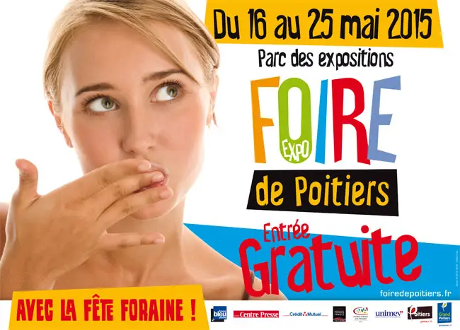 Affiche de la Foire Expo de Poitiers 2015