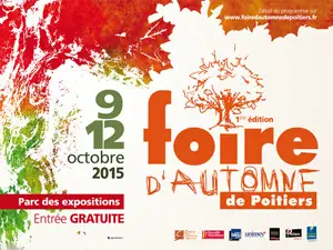 Affiche de la Foire d'Automne de Poitiers 2015