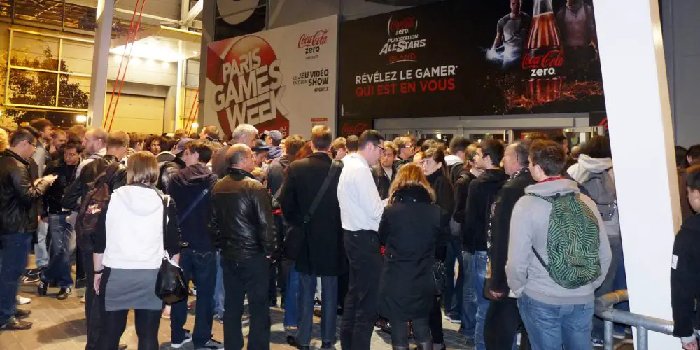 Les gamers en affluence à la Paris Games Week
